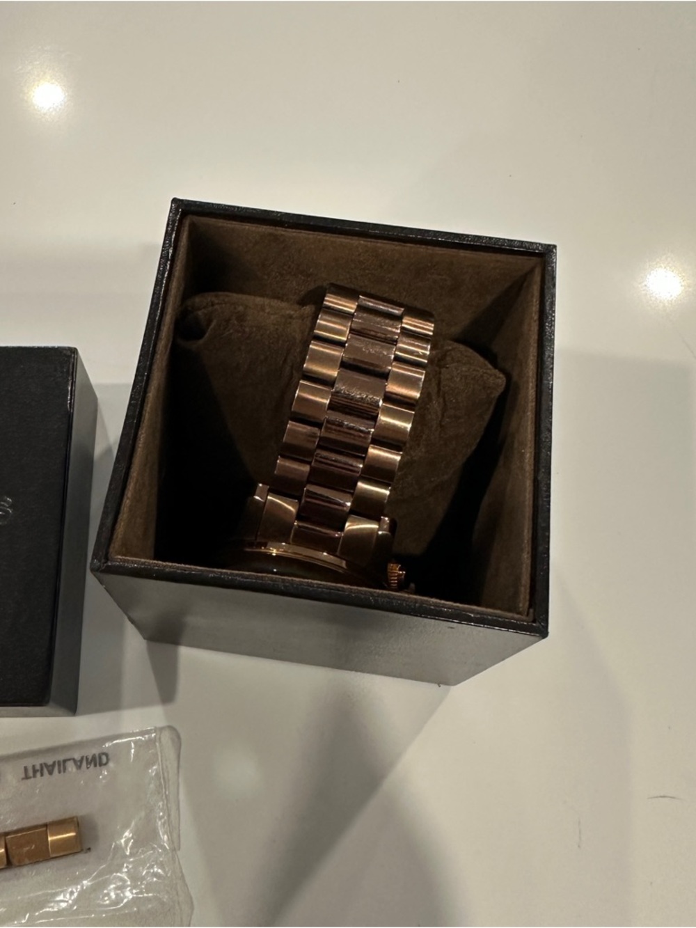 Michael Kors Rose Gold-Tone Chronograph Watch - Picture 5 of 9